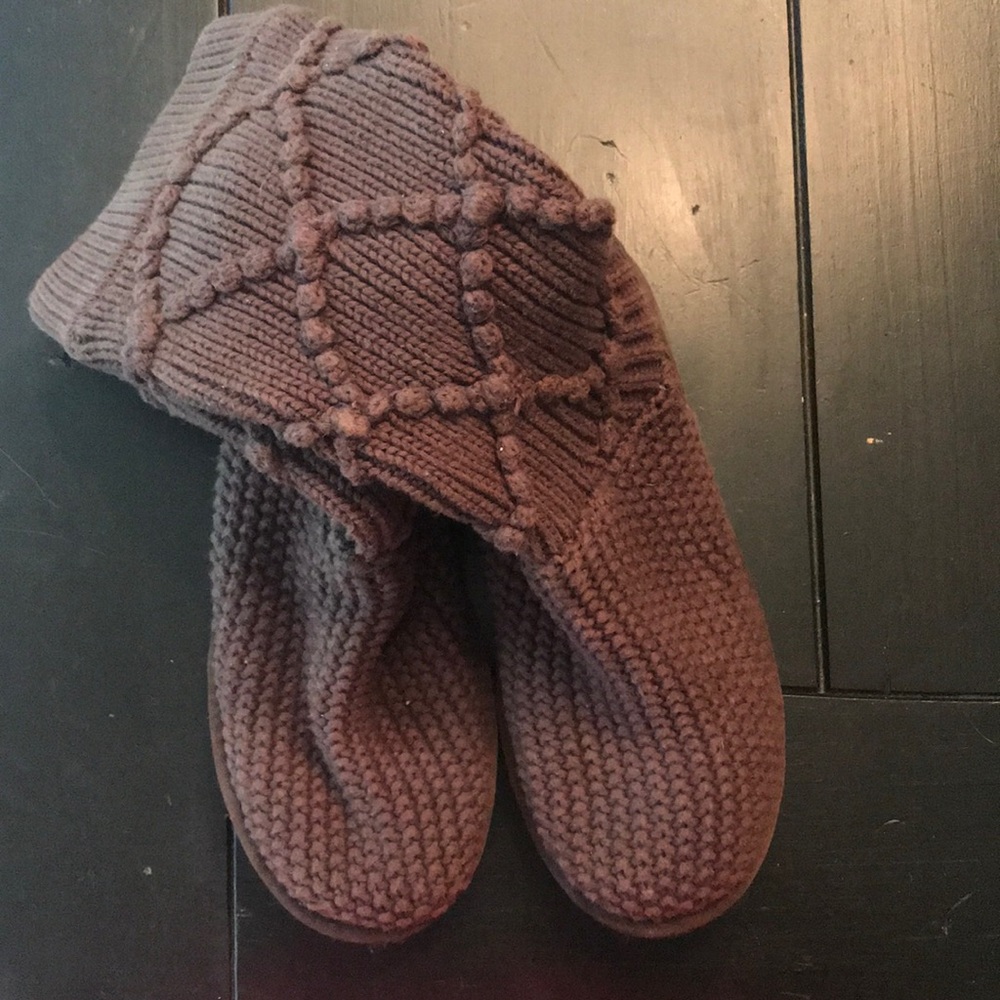 Genuine Argyle Knit Ugg Boots